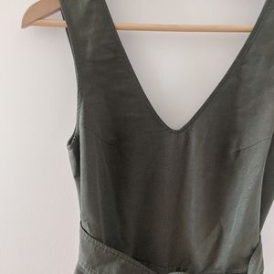 Club Monaco Torela Jumpsuit (Olive)